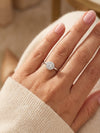 9CT WHITE GOLD DIAMOND HALO ENGAGEMENT RING
