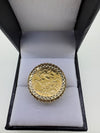 9ct Gold 1/2 Soverign Ring 1915