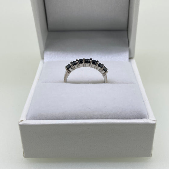 Pre-Loved 18ct Black Diamond Eternity Ring