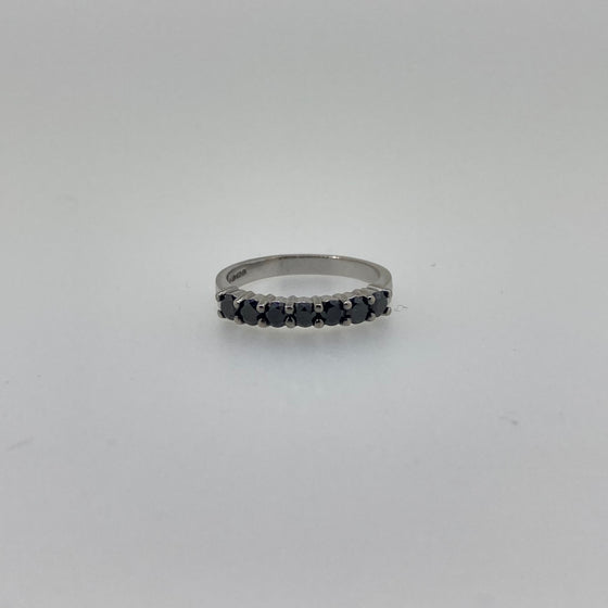 Pre-Loved 18ct Black Diamond Eternity Ring