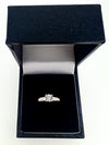 9CT WHITE GOLD DIAMOND SOLITAIRE ENGAGEMENT RING