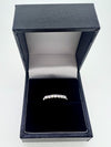 9CT DIAMOND HALF ETERNITY RING