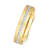 9ct Yellow Gold Diamond Set Ladies Wedding Ring