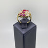 Antique 18ct Diamond and Ruby Ring