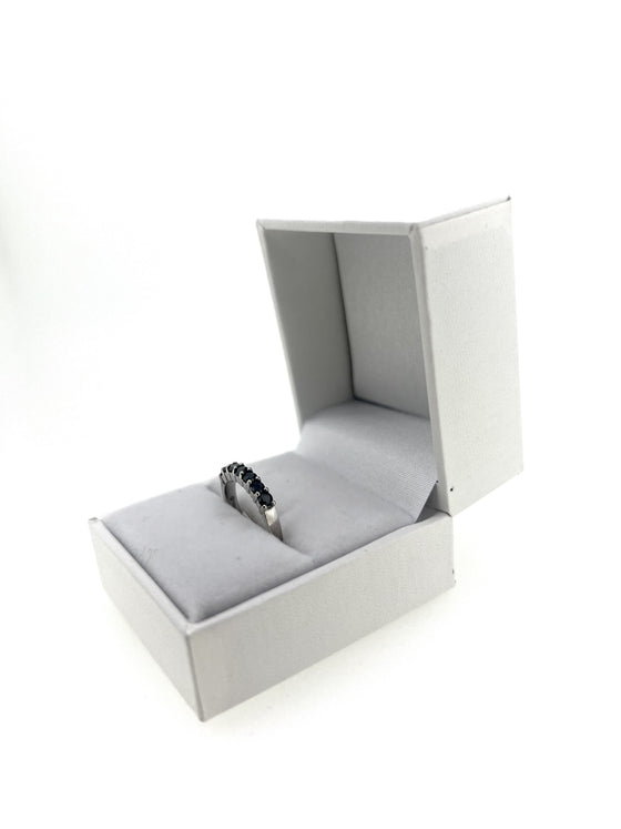 Pre-Loved 18ct Black Diamond Eternity Ring