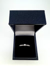 9CT WHITE GOLD DIAMOND SOLITAIRE ENGAGEMENT RING