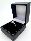 9CT WHITE GOLD DIAMOND HALO ENGAGEMENT RING