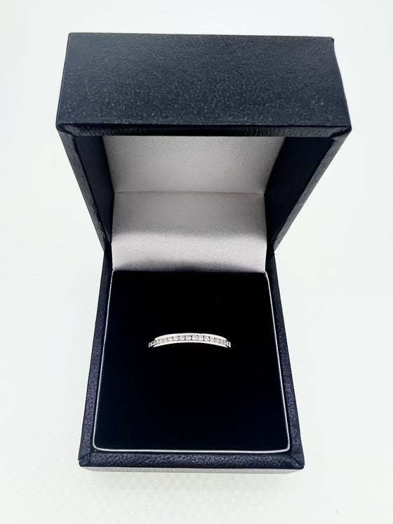 9CT DIAMOND CHANNEL SET ETERNITY RING