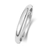 9ct White Traditional Court Medium Weight 2.5mm Wedding Ring