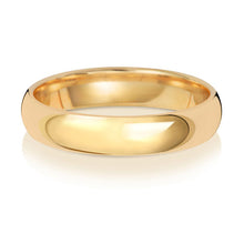  18ct Yellow Traditional Court Heavy Weight 4mm Wedding Ring