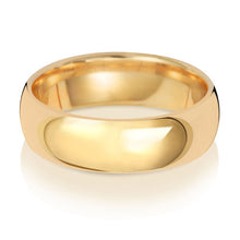  18ct Yellow Traditional Court Heavy Weight 6mm Wedding Ring