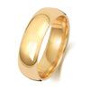 18ct Yellow Traditional Court Heavy Weight 6mm Wedding Ring