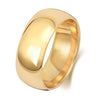 9ct Yellow Traditional Court Medium Weight 8mm Wedding Ring