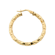  9CT MEDIUM FANCY HOOPS