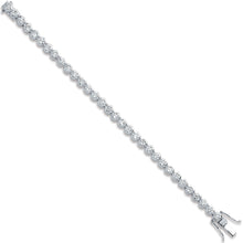  SILVER CUBIC ZURCONIA TENNIS BRACELET