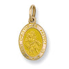 9CT OVAL ST CHRISTOPHER