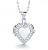 SILVER HEART LOCKET PENDANT