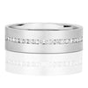 9ct Diamond Set Gents Wedding Band