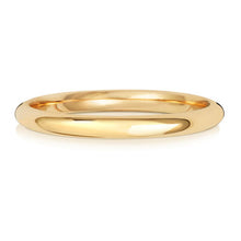  9ct Yellow Traditional Court Heavy Weight 2mm Wedding Ring