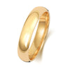 9ct Yellow Traditional Court Light Weight 4mm Wedding Ring